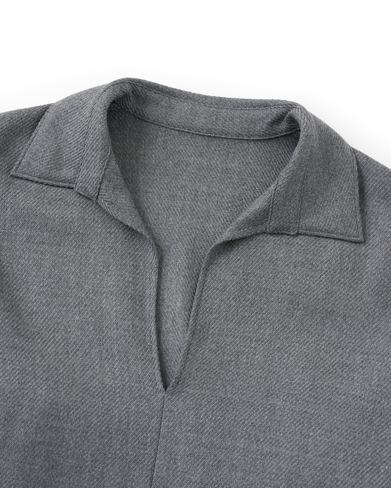 【26AW】ウールプルオーバーシャツ