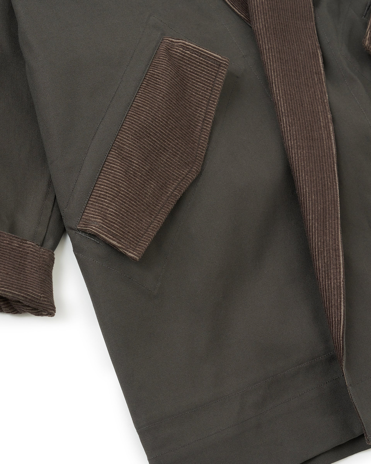 【26AW】コットンOXフーディッドショートコート