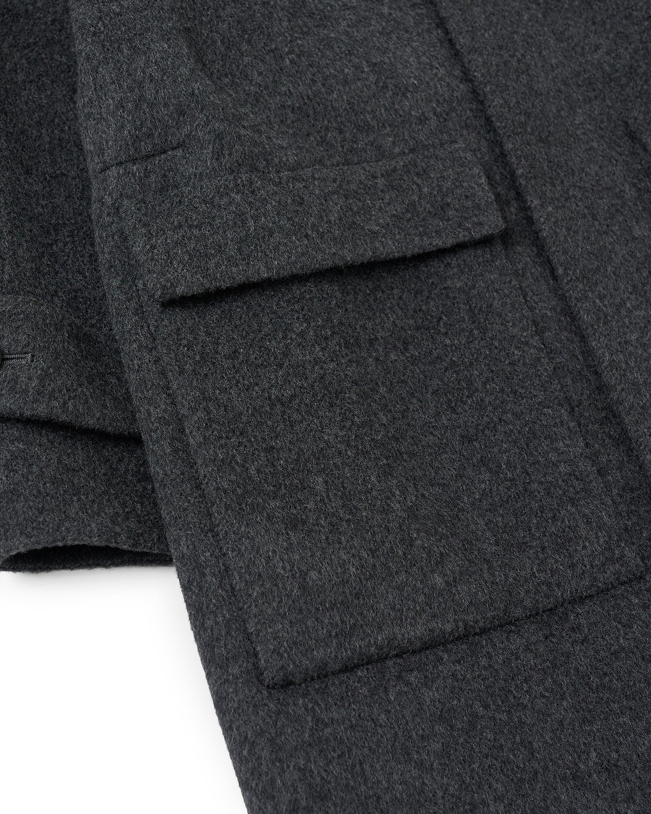 【26AW】ウールリバースタンドカラーコート