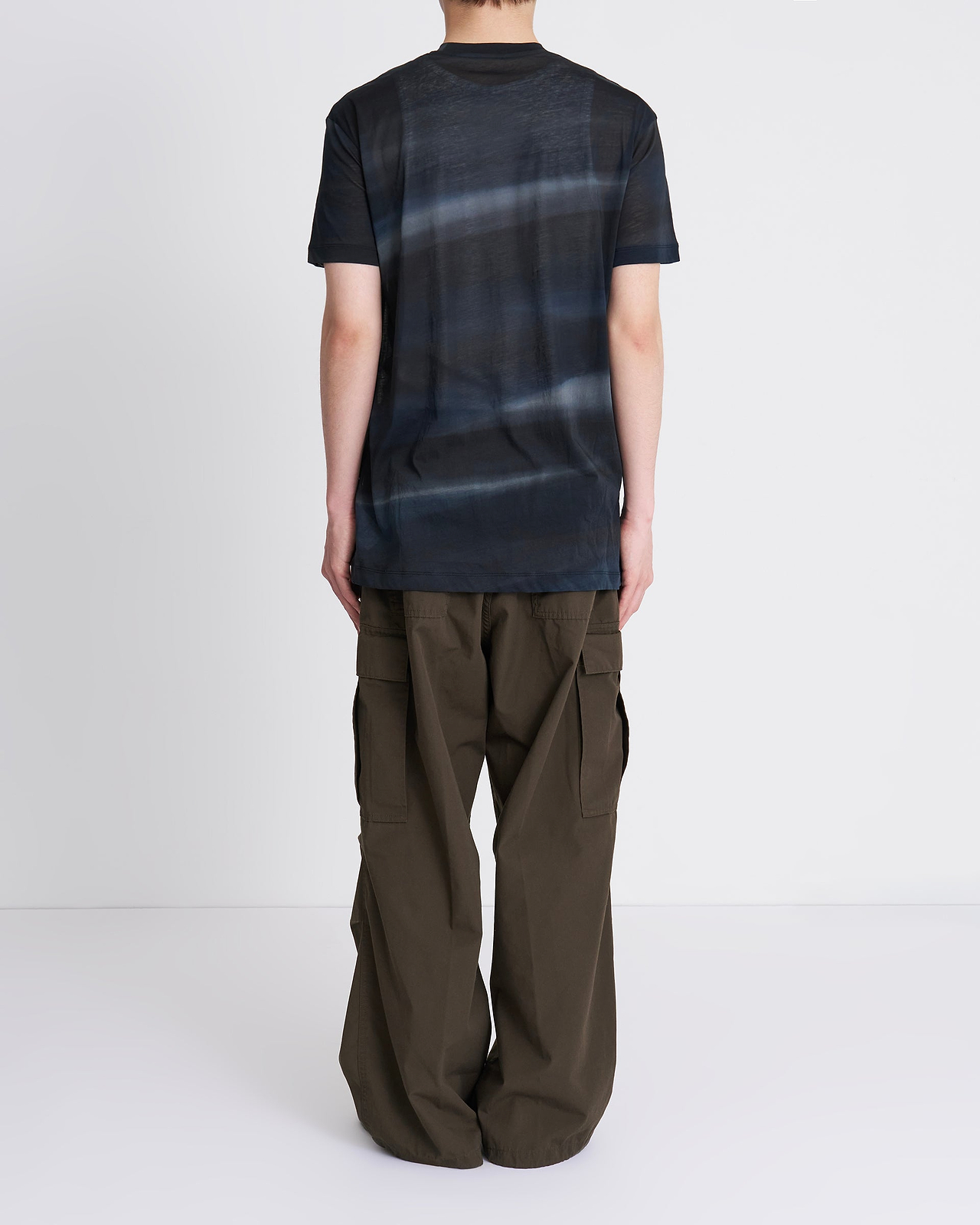 POSTELEGANT】ハンドペイントライトコットンTシャツ – ファッション 
