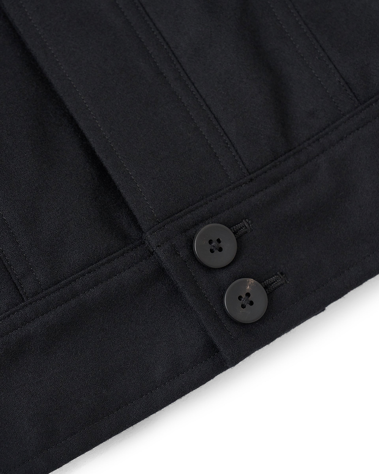 【26AW】ウールカシミヤポプリンメルトンポケットブルゾン