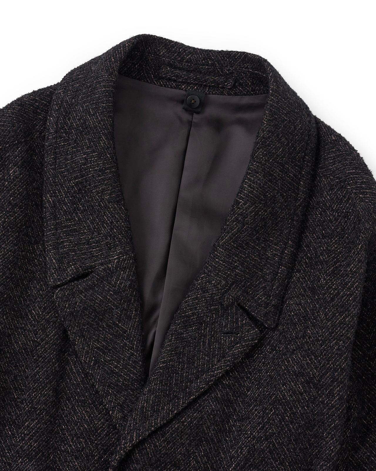【26AW】デタッチャブルカラースパークルツイードコート