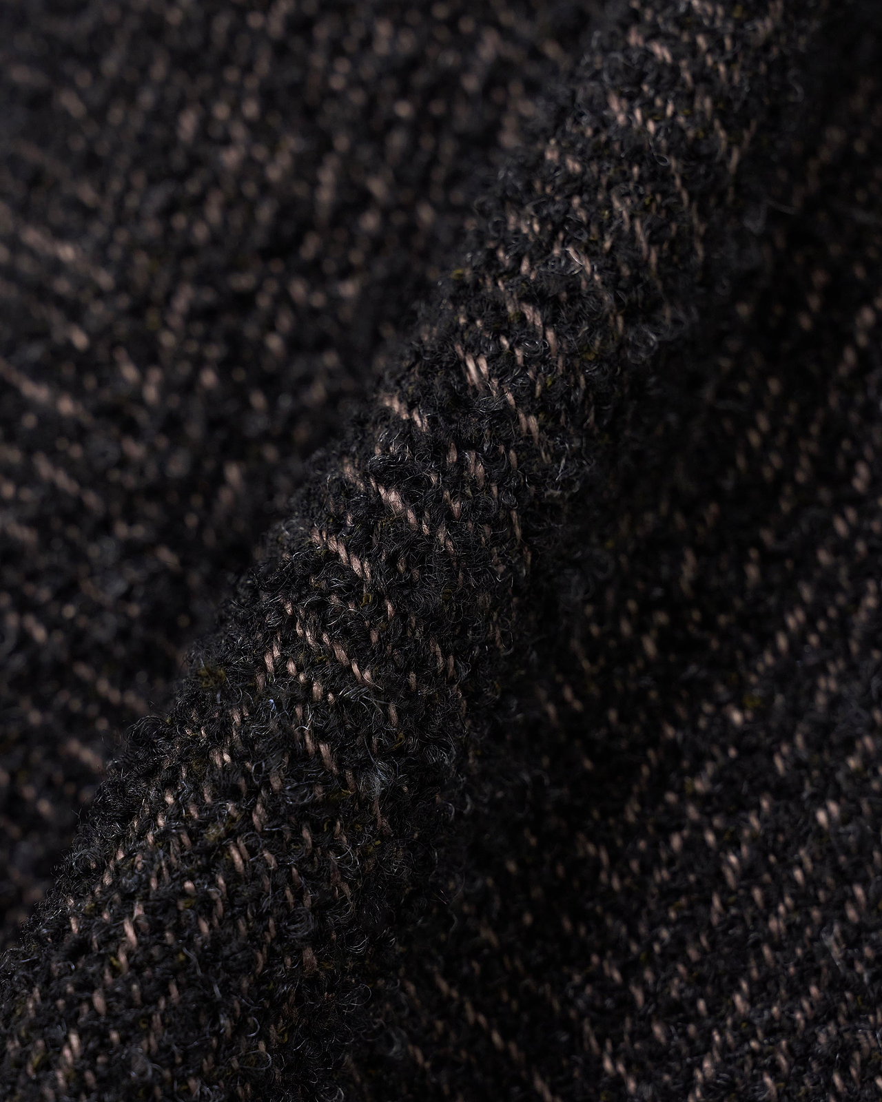 【26AW】デタッチャブルカラースパークルツイードコート