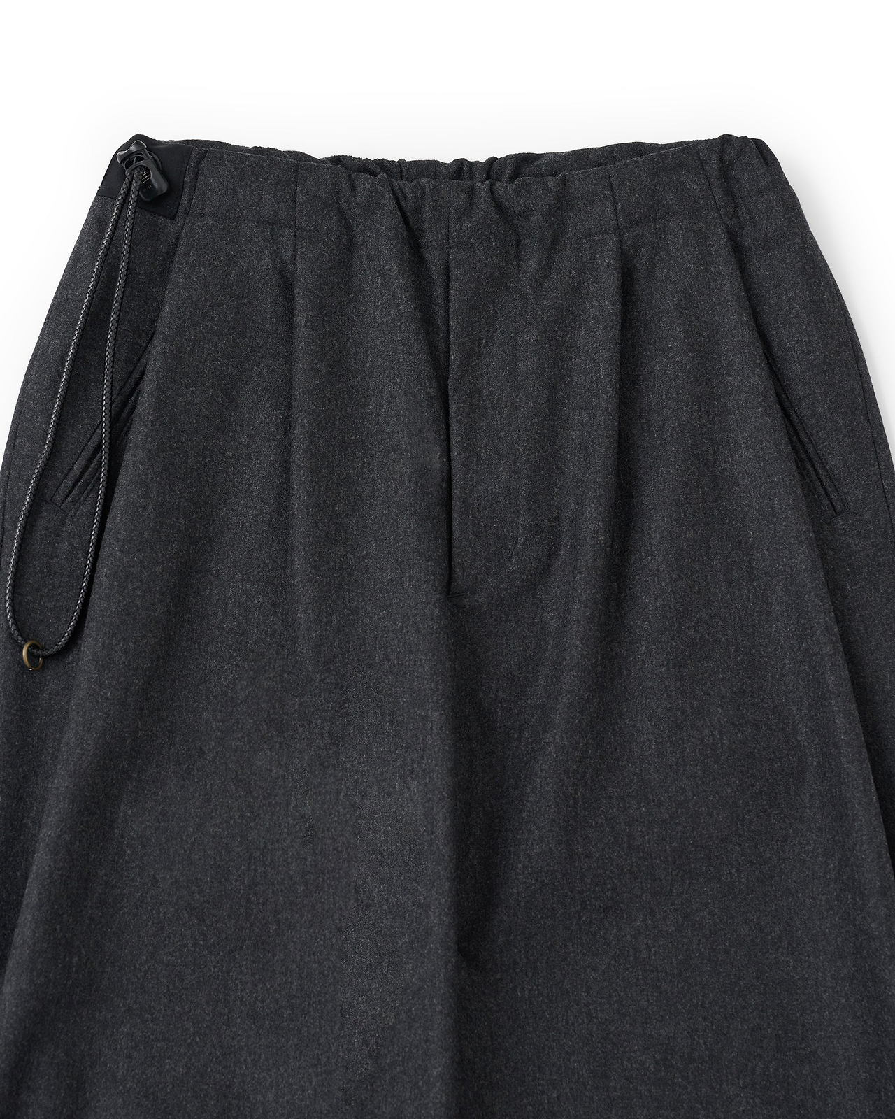 【26AW】ウールカシミヤポプリンメルトンノーブレイナーパンツ
