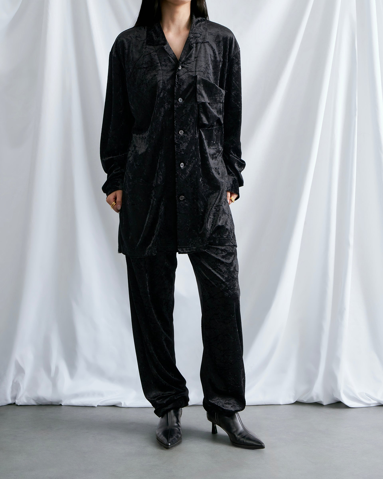 着用サイズM／身長165cm（スタッフスナップ）
