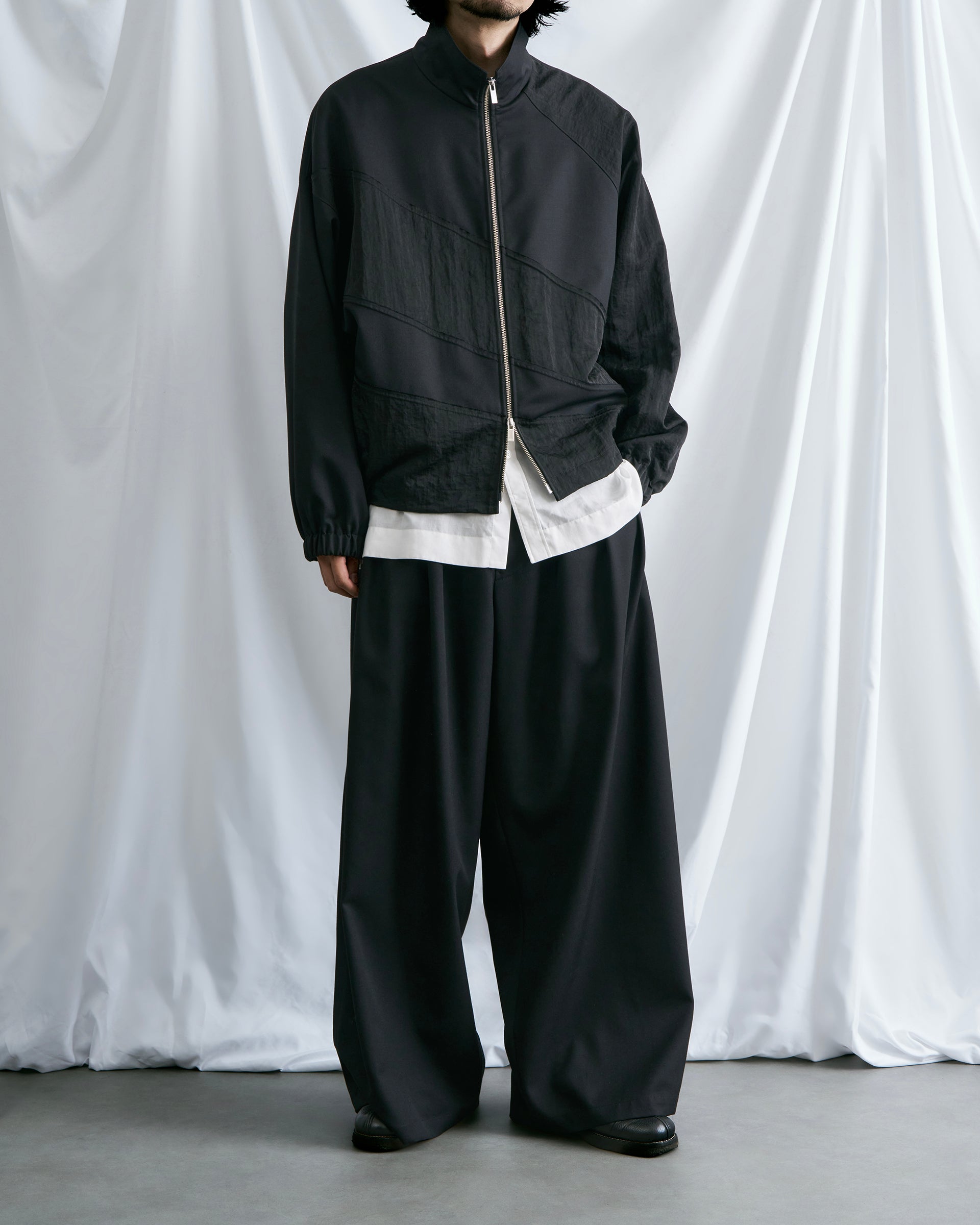 sulvam】ギャバジンワンショルダーパンツ – ファッションスナップストア