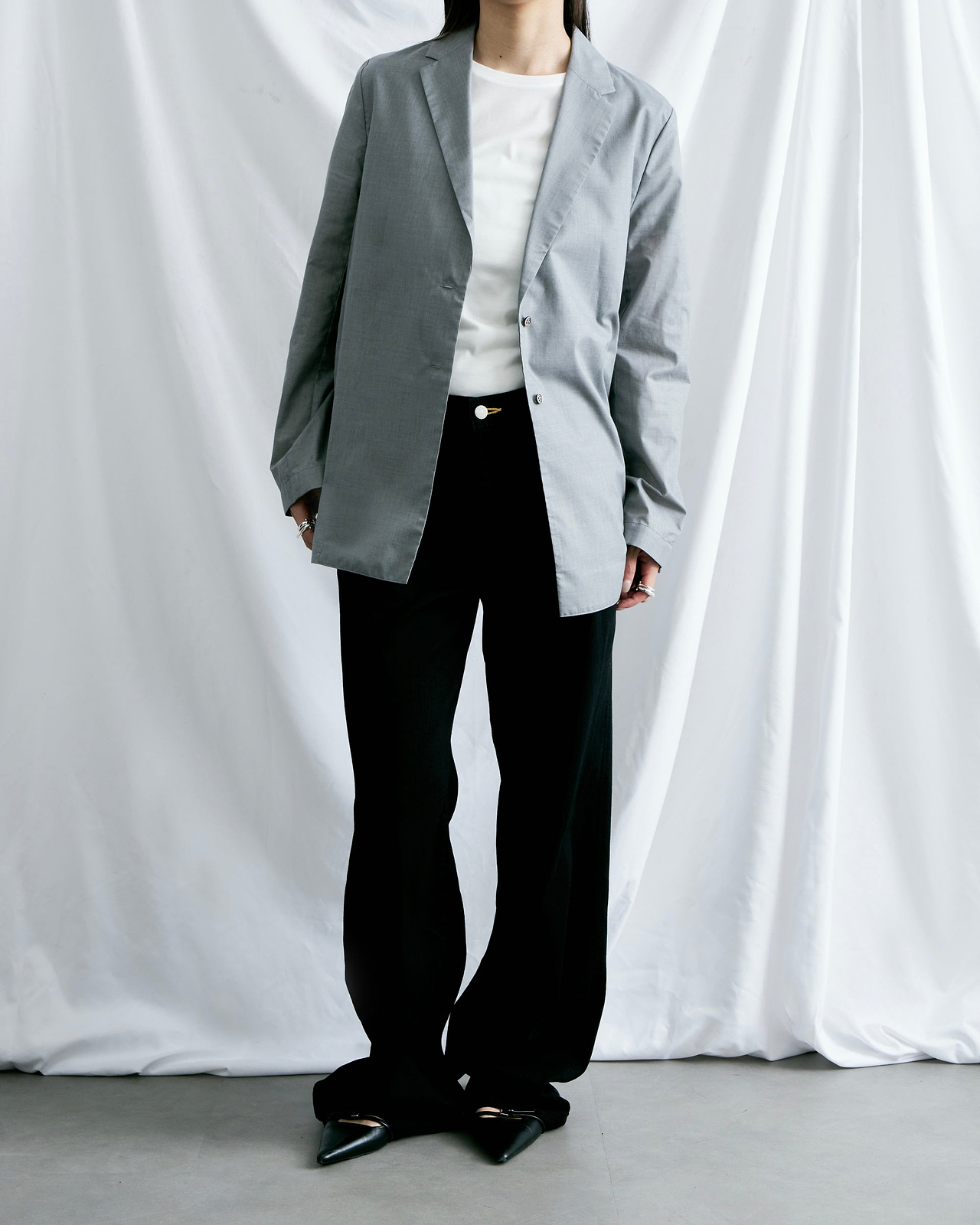 着用サイズ1／身長165cm（スタッフスナップ）