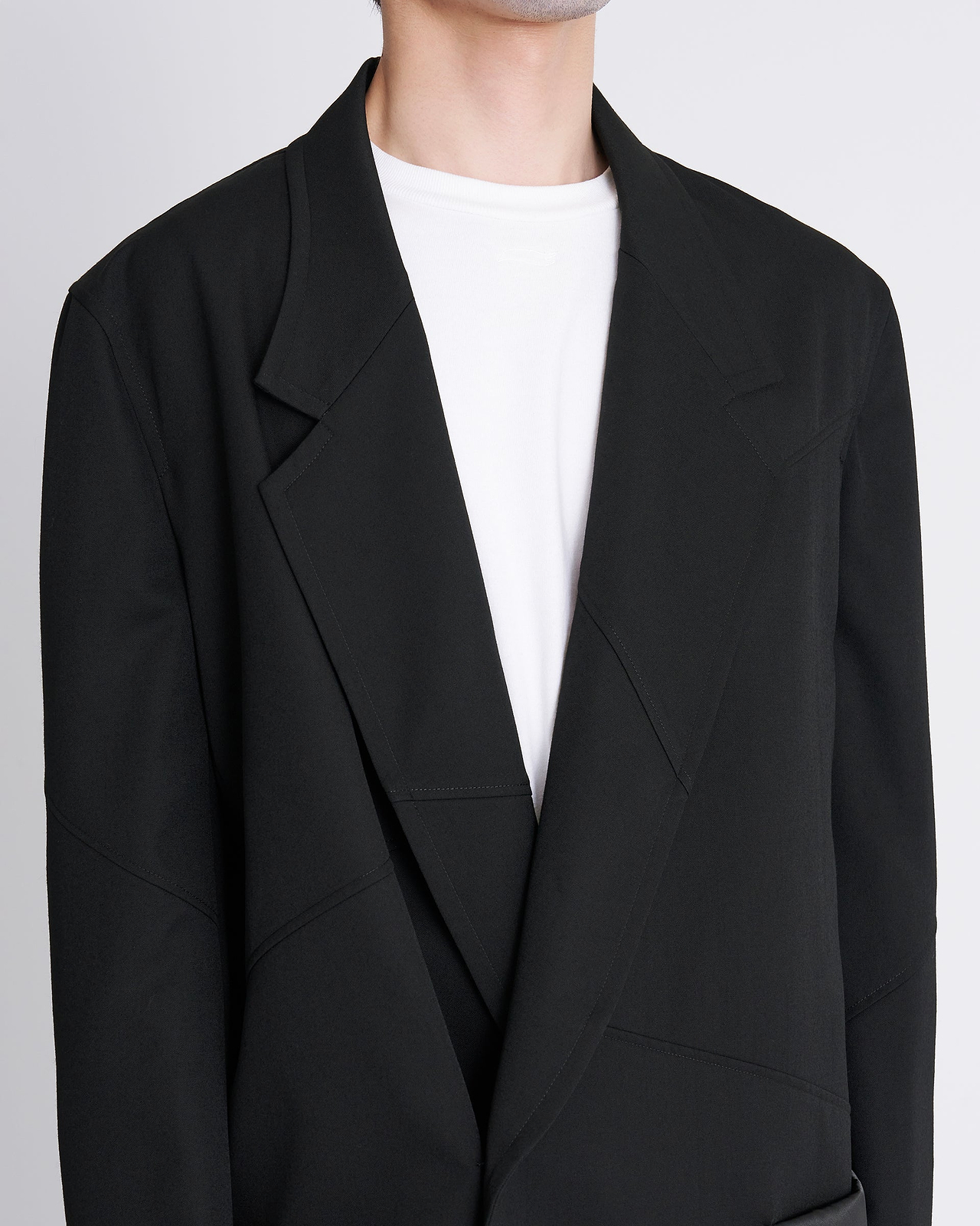 【26AW】ギャバジンスイッチングジャケット