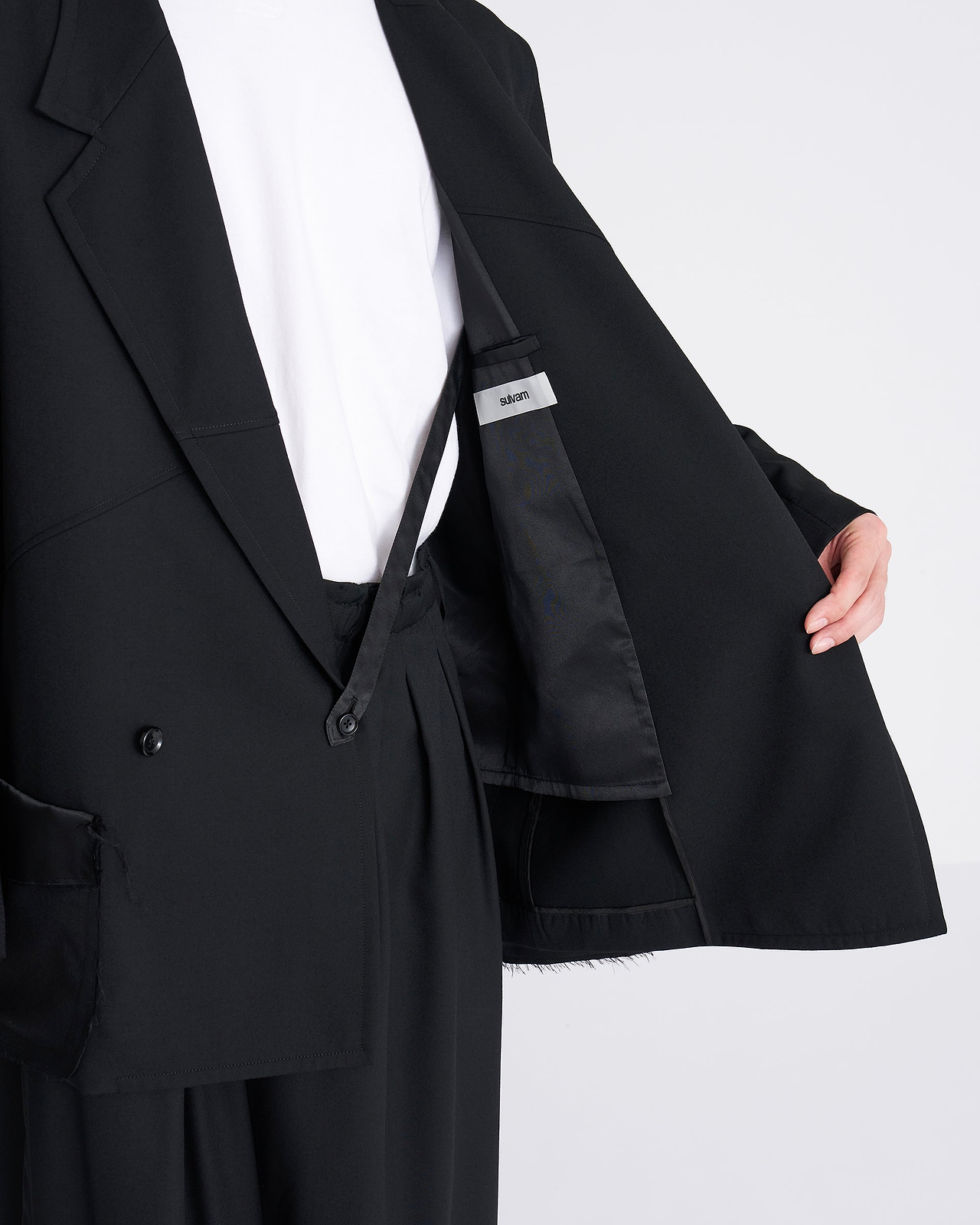 【26AW】ギャバジンスイッチングジャケット