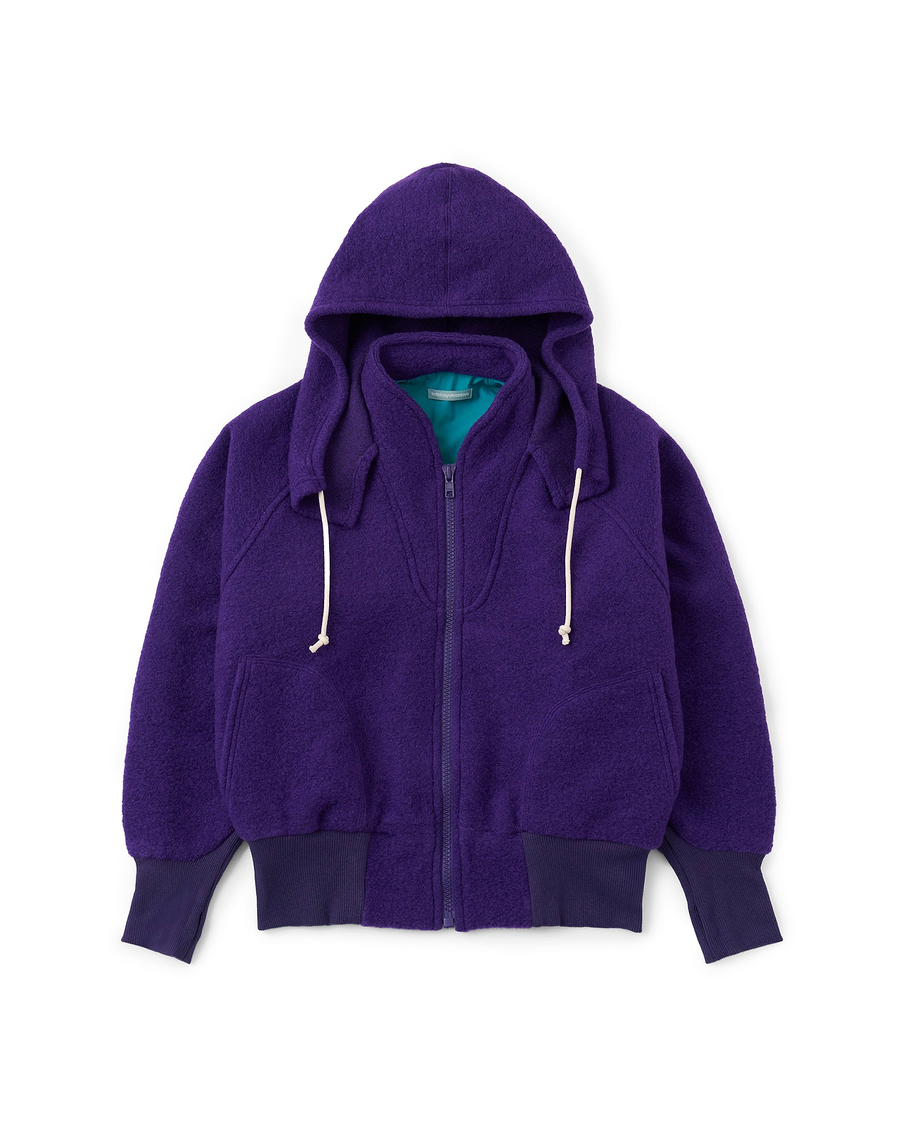 【26AW】シルバーフーデッドジップブルゾン