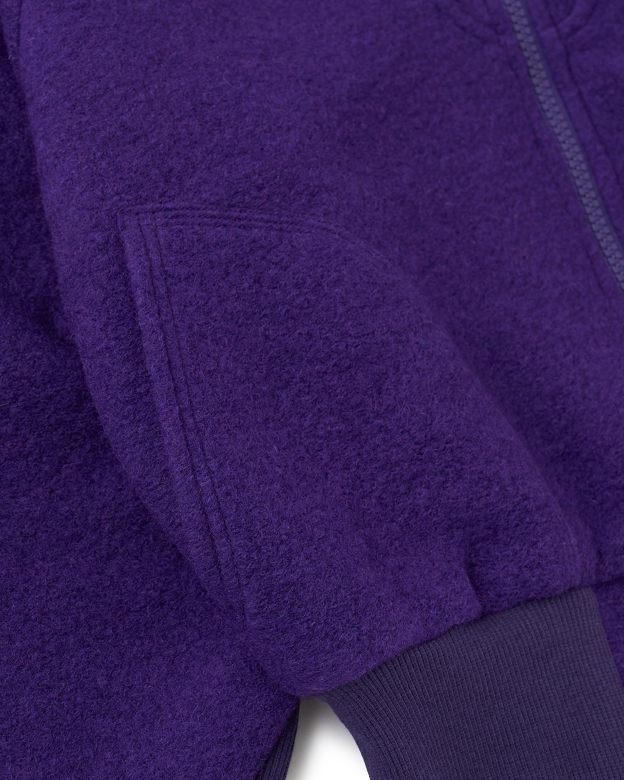 【26AW】シルバーフーデッドジップブルゾン