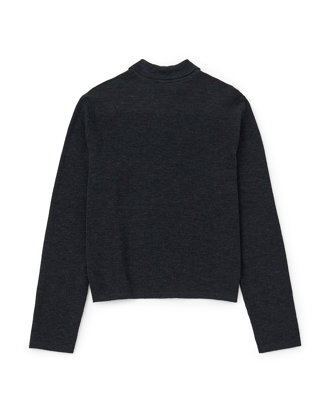 【26AW】ウールミニリングポロカーディガン