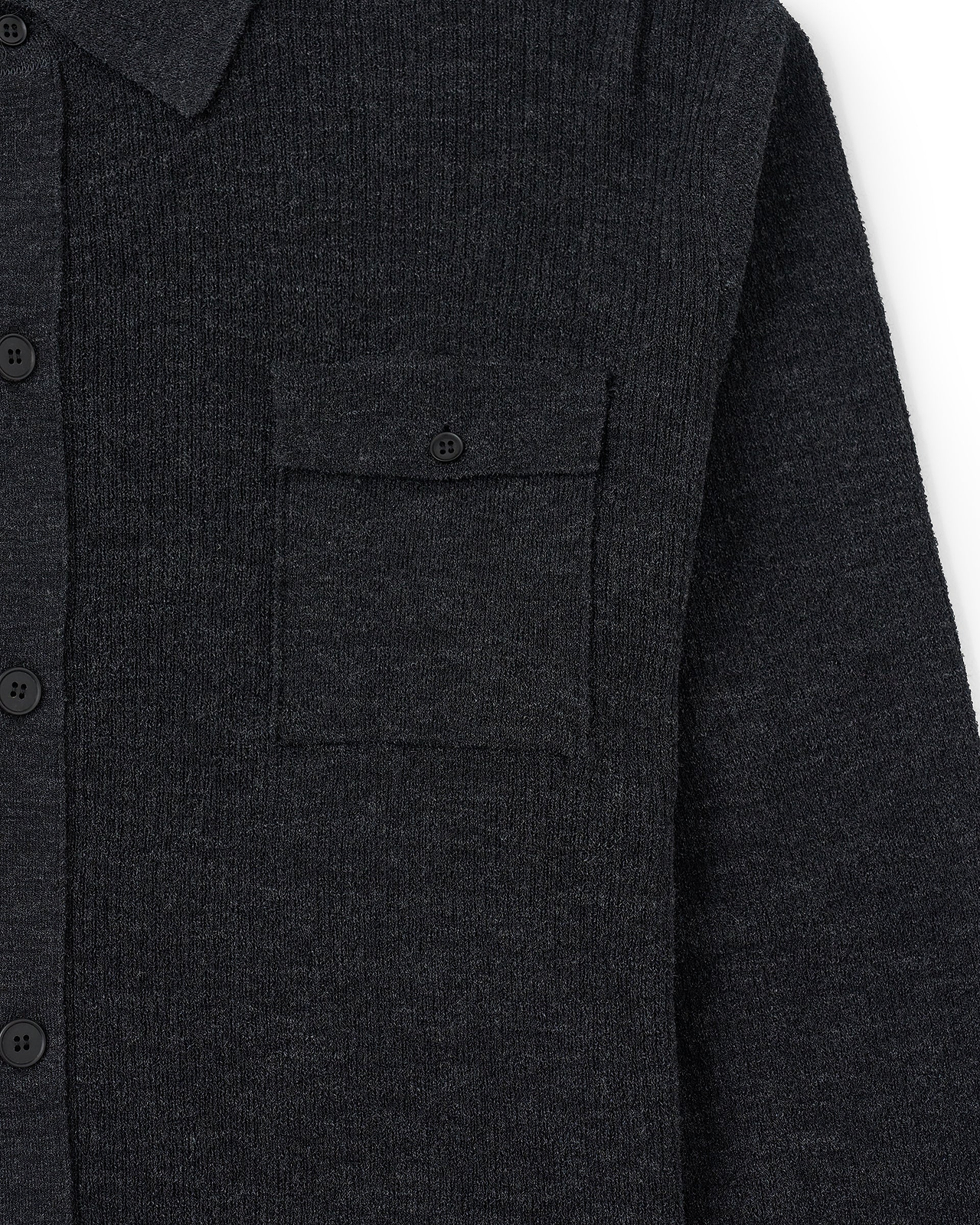 【26AW】ウールミニリングポロカーディガン