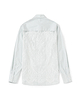【26AW】レースバックパネルシャツ（ライトブルー）