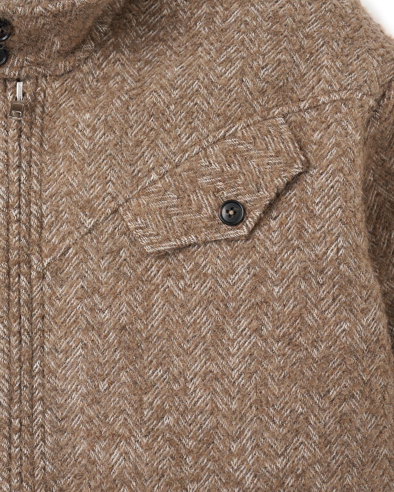 【26AW】ヘリンボーンバルーンコート