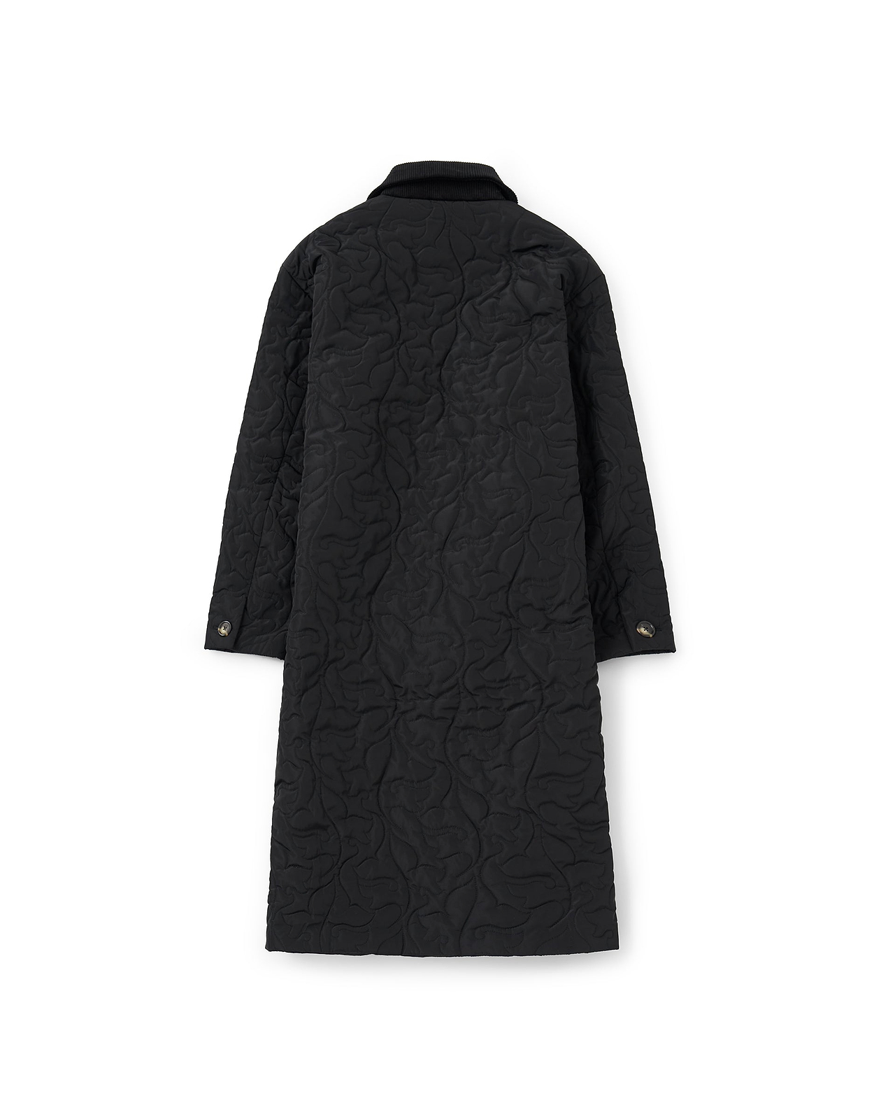【26AW】フラワーパターンキルテッドコート