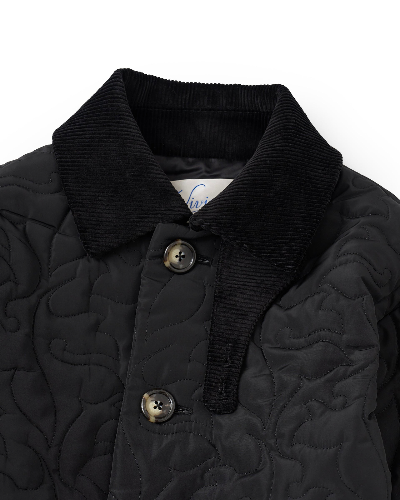 【26AW】フラワーパターンキルテッドコート