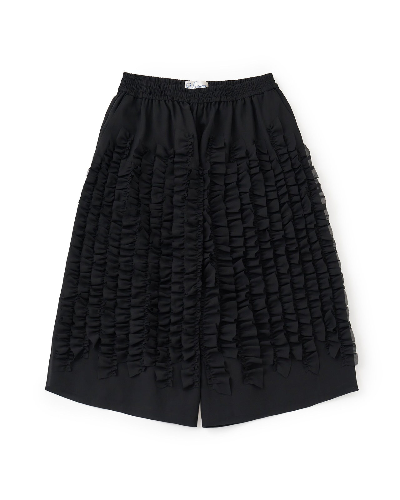 【26AW】ラッフルシフォンワイドショーツ