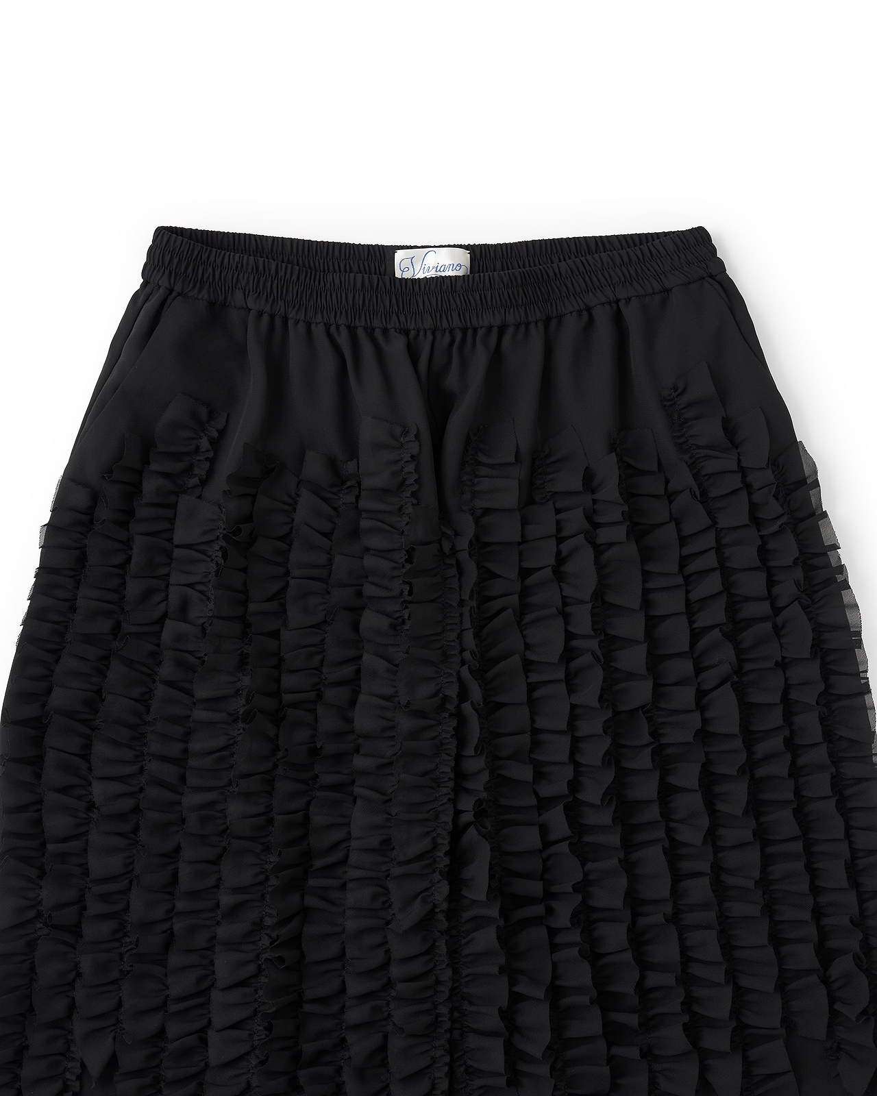 【26AW】ラッフルシフォンワイドショーツ