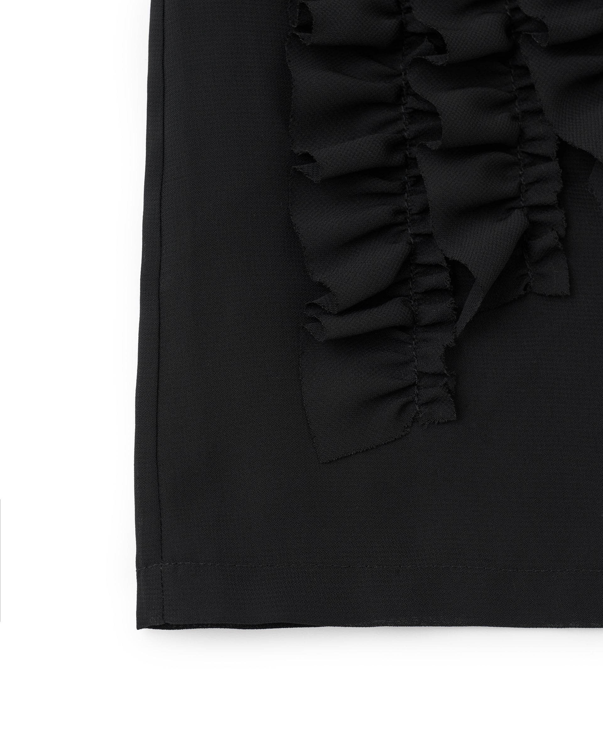 VIVIANO】ラッフルシフォンワイドショーツ | F/STORE – ファッション