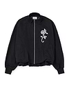 【26AW】ハンドエンブロイダーバルーンジャーシージップアップトップ