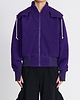 【26AW】シルバーフーデッドジップブルゾン