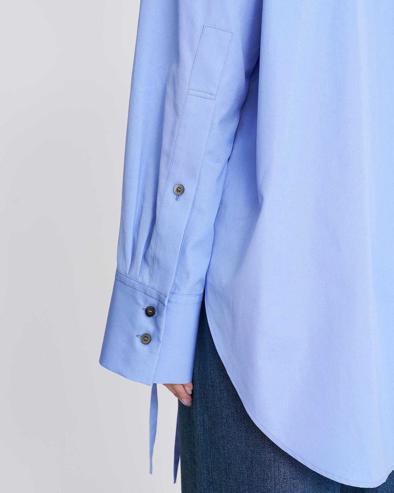 【26AW】スリットリボンシャツ