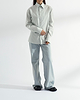 【26AW】レースバックパネルシャツ（ライトブルー）