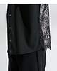 【26AW】レースバックパネルシャツ（ブラック）