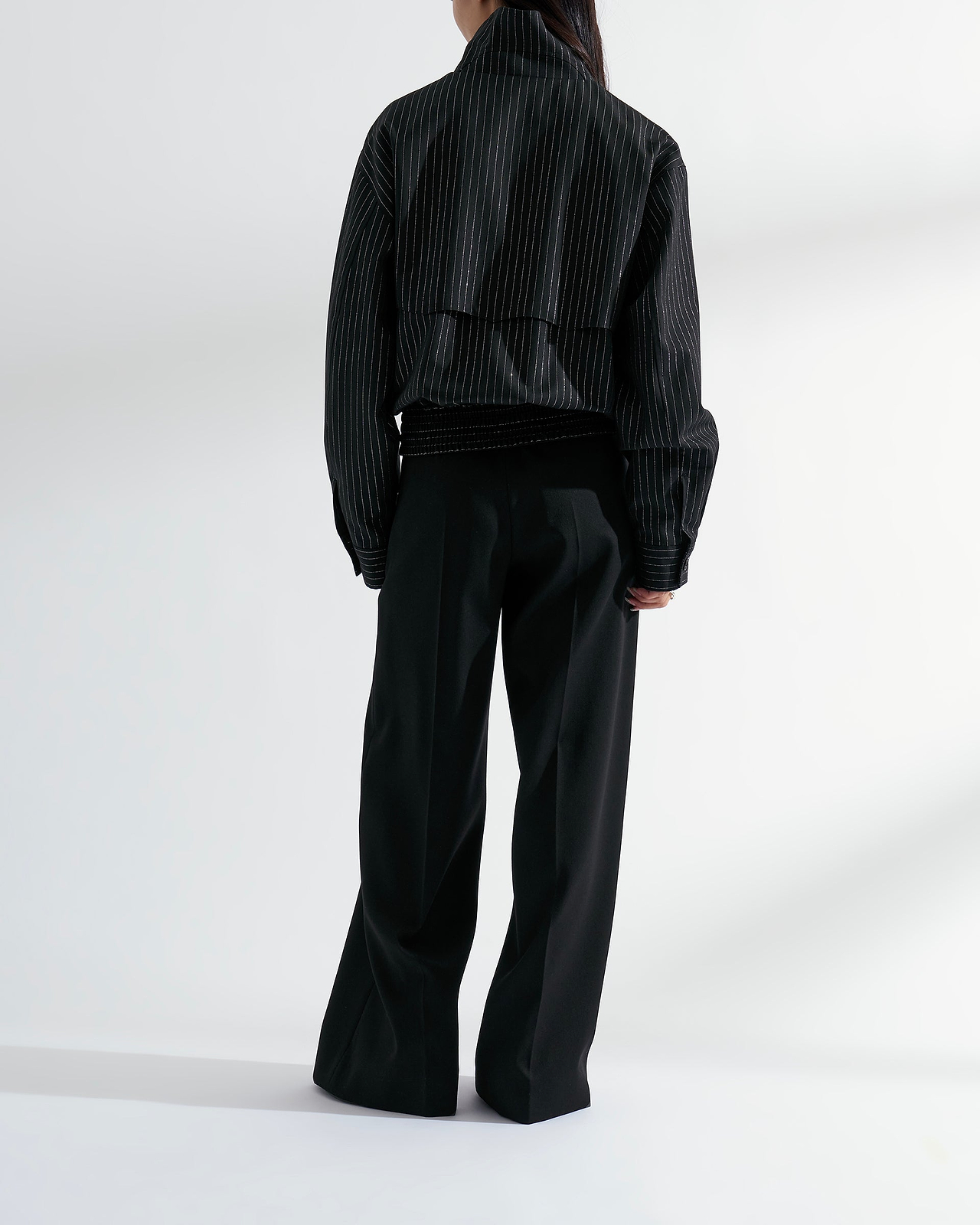 【26AW】ラメストライプブルゾン