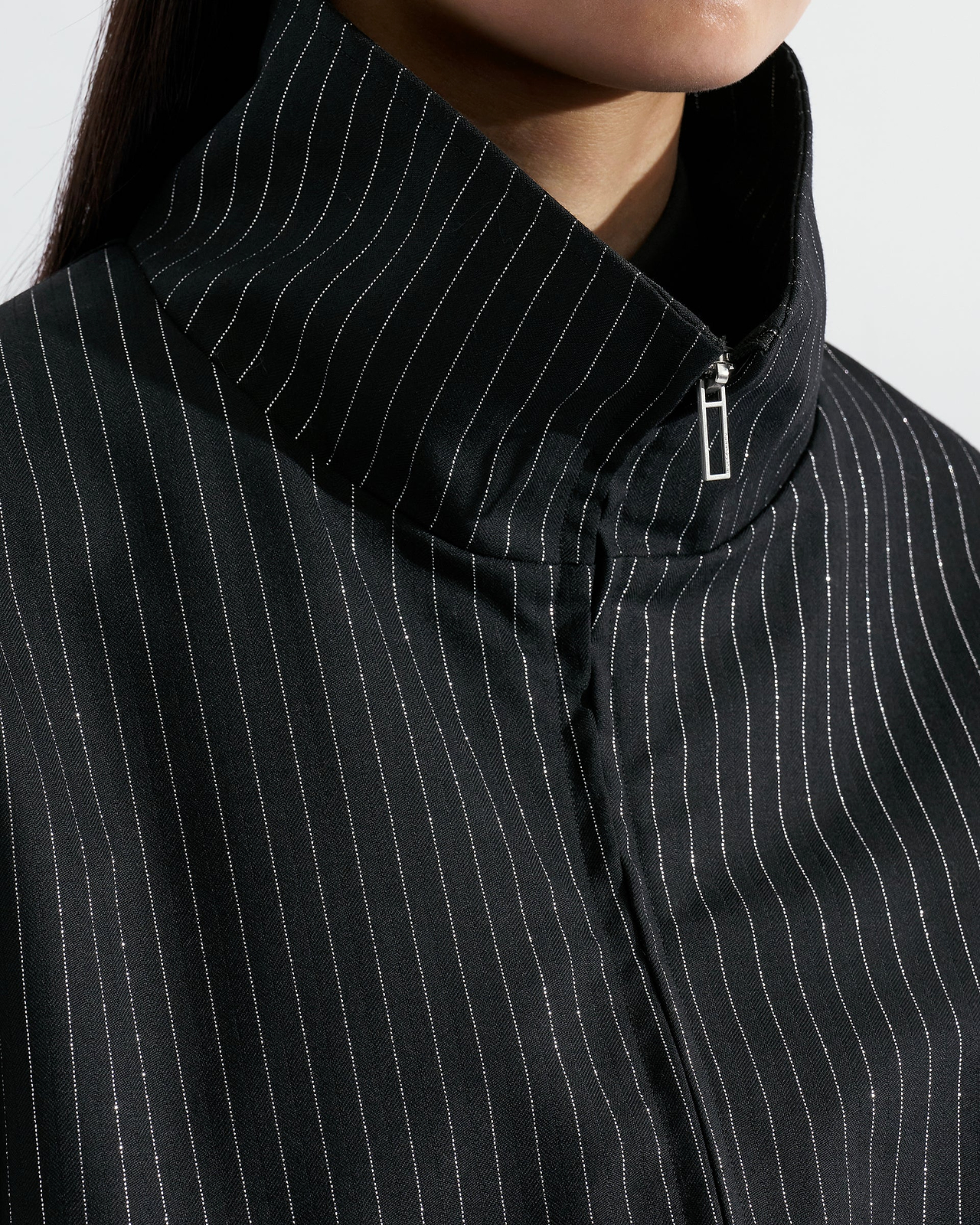 【26AW】ラメストライプブルゾン