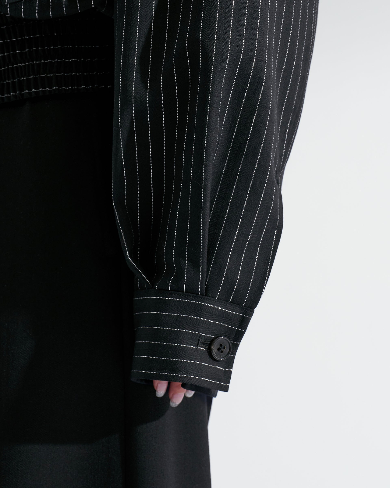【26AW】ラメストライプブルゾン