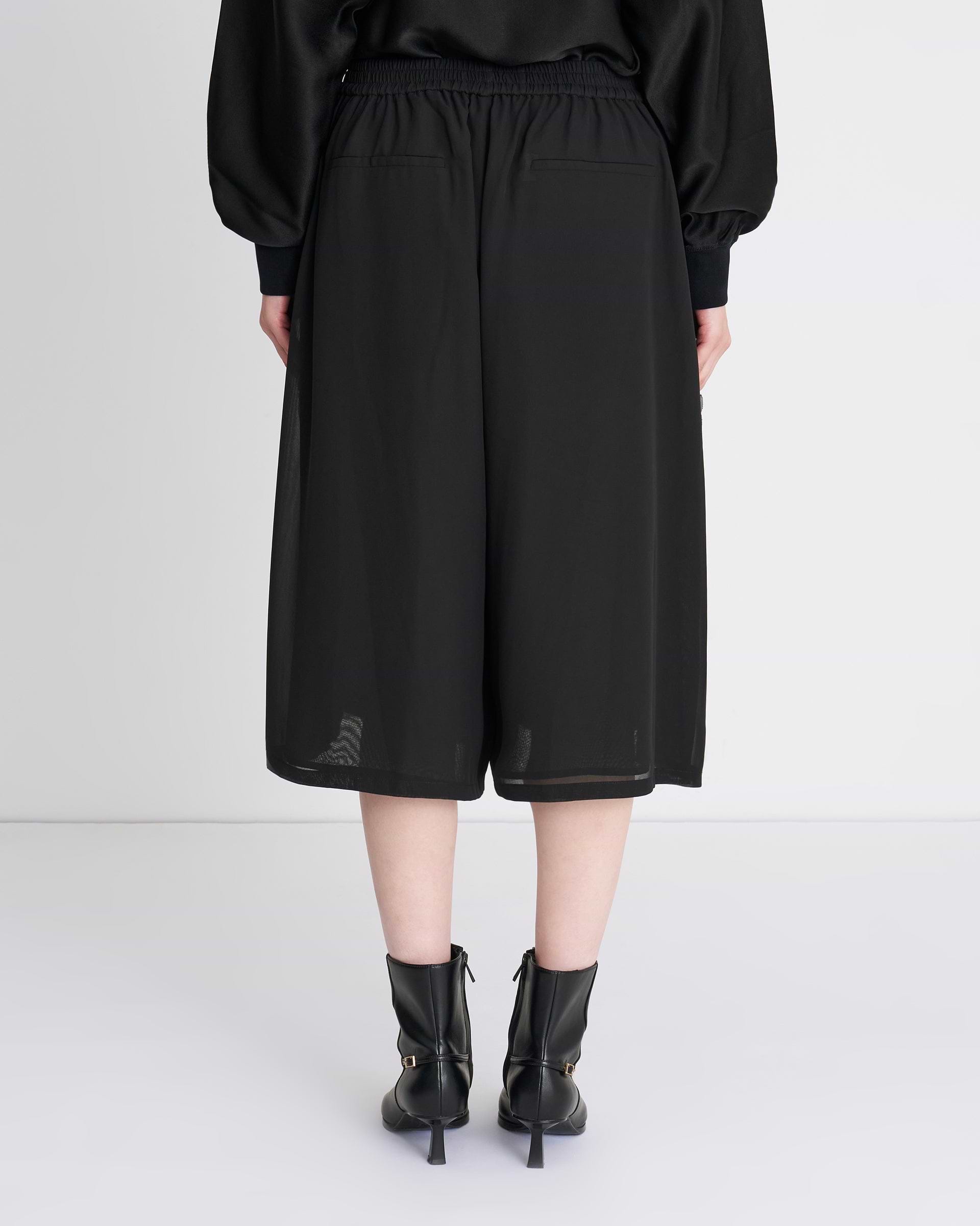 VIVIANO】ラッフルシフォンワイドショーツ | F/STORE – ファッション