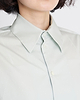 【26AW】レースバックパネルシャツ（ライトブルー）