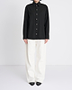 【26AW】レースバックパネルシャツ（ブラック）