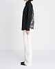 【26AW】レースバックパネルシャツ（ブラック）