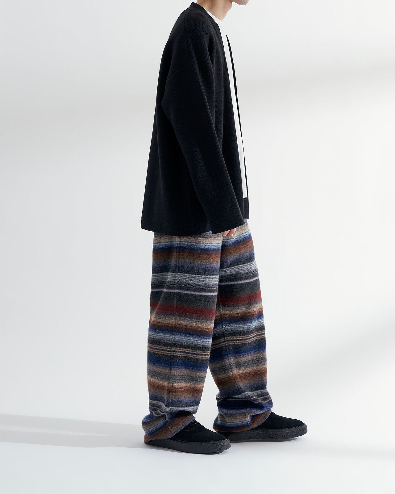 【26AW】ニットトラウザーズ（ネイティブボーダー）