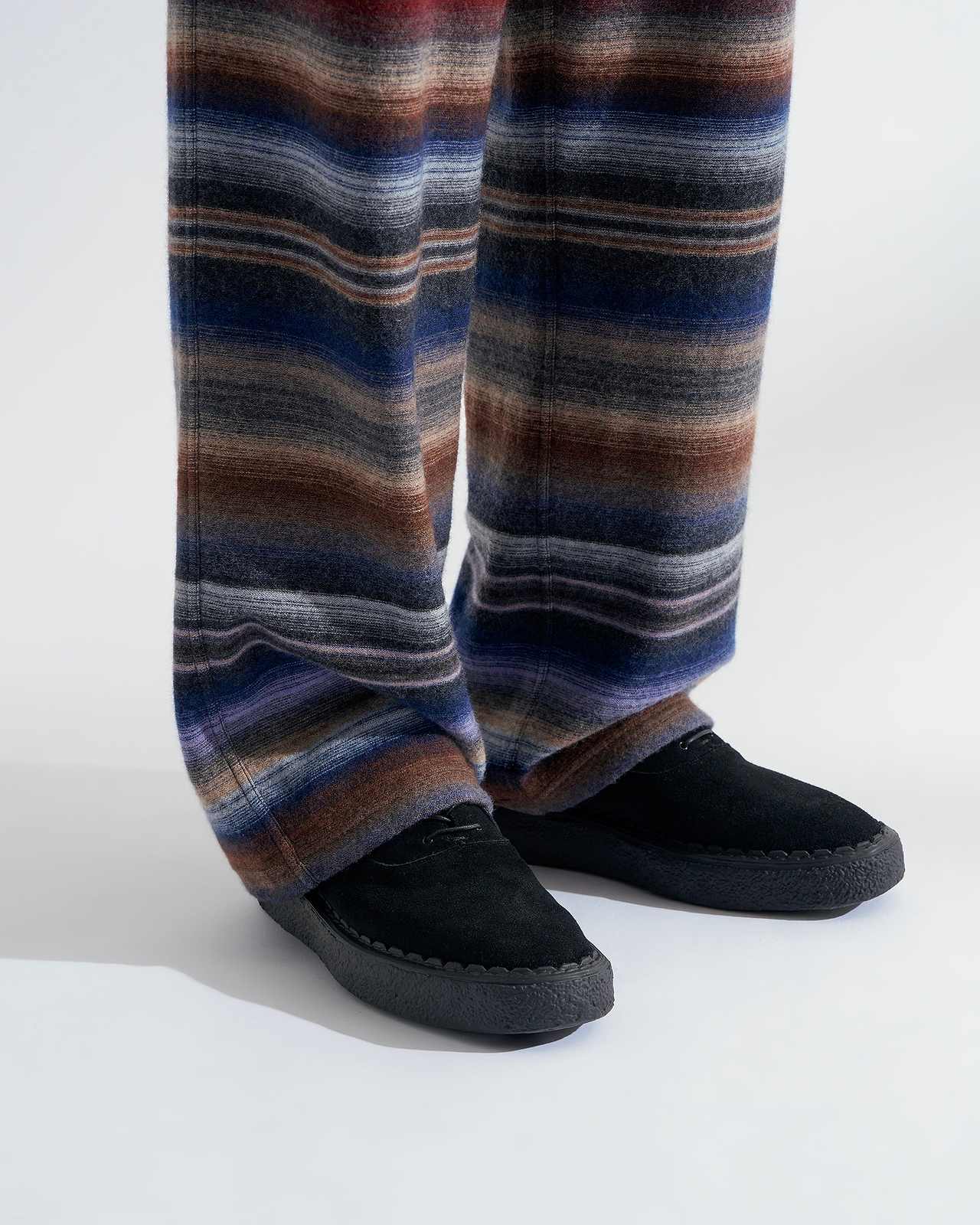 【26AW】ニットトラウザーズ（ネイティブボーダー）