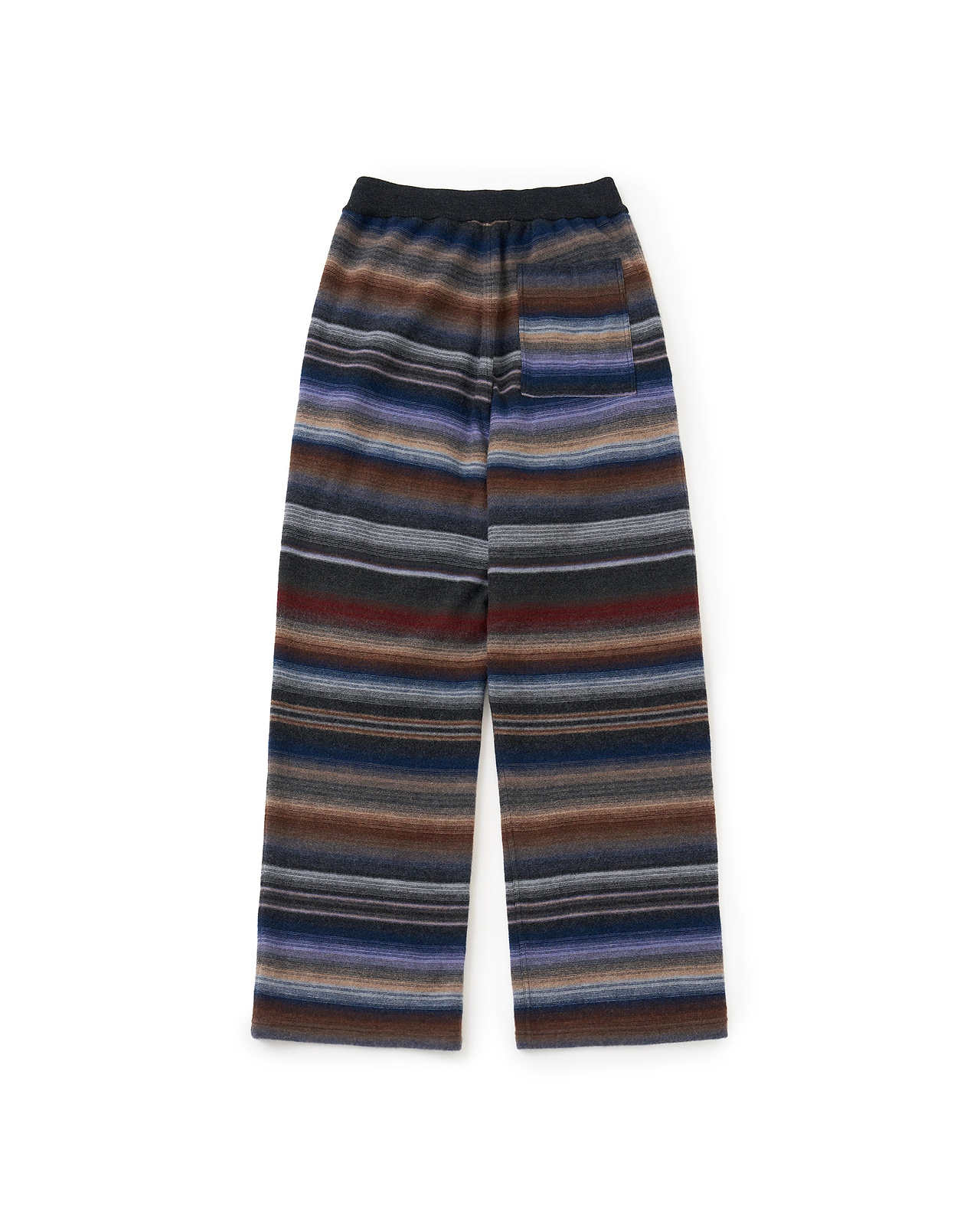 【26AW】ニットトラウザーズ（ネイティブボーダー）