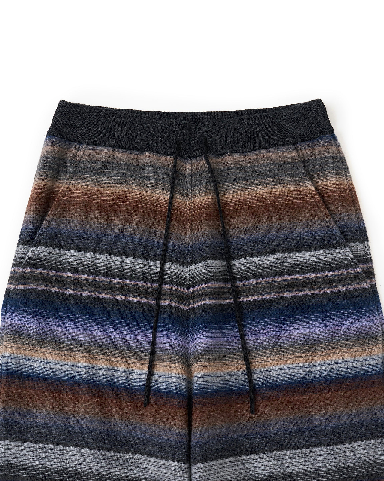 【26AW】ニットトラウザーズ（ネイティブボーダー）
