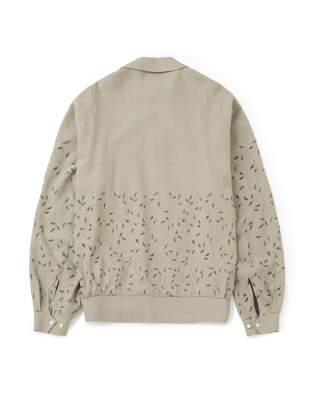 【26AW】ジップアップブルゾン（ボタニカルプリント）