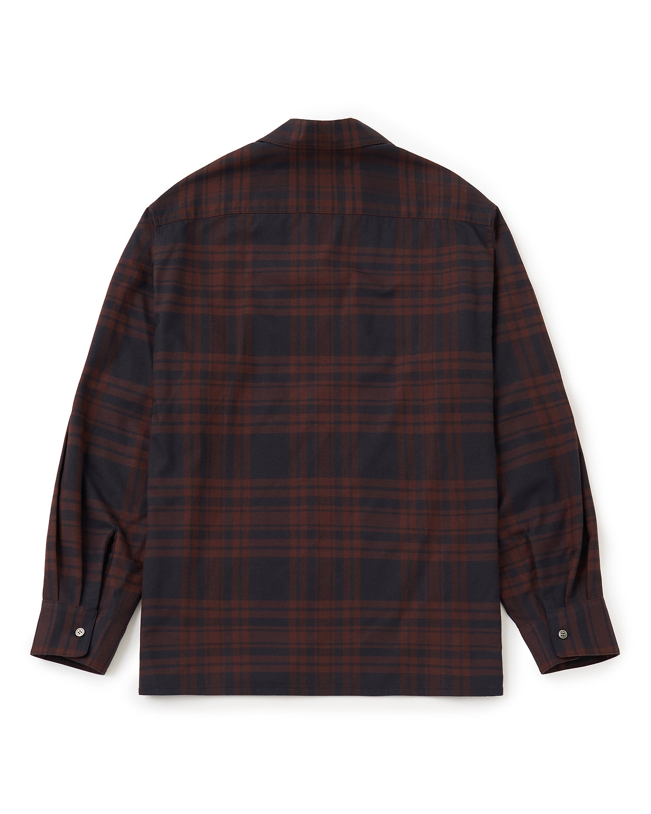【26AW】オープンカラーシャツ（ヨーロピアンチェック）