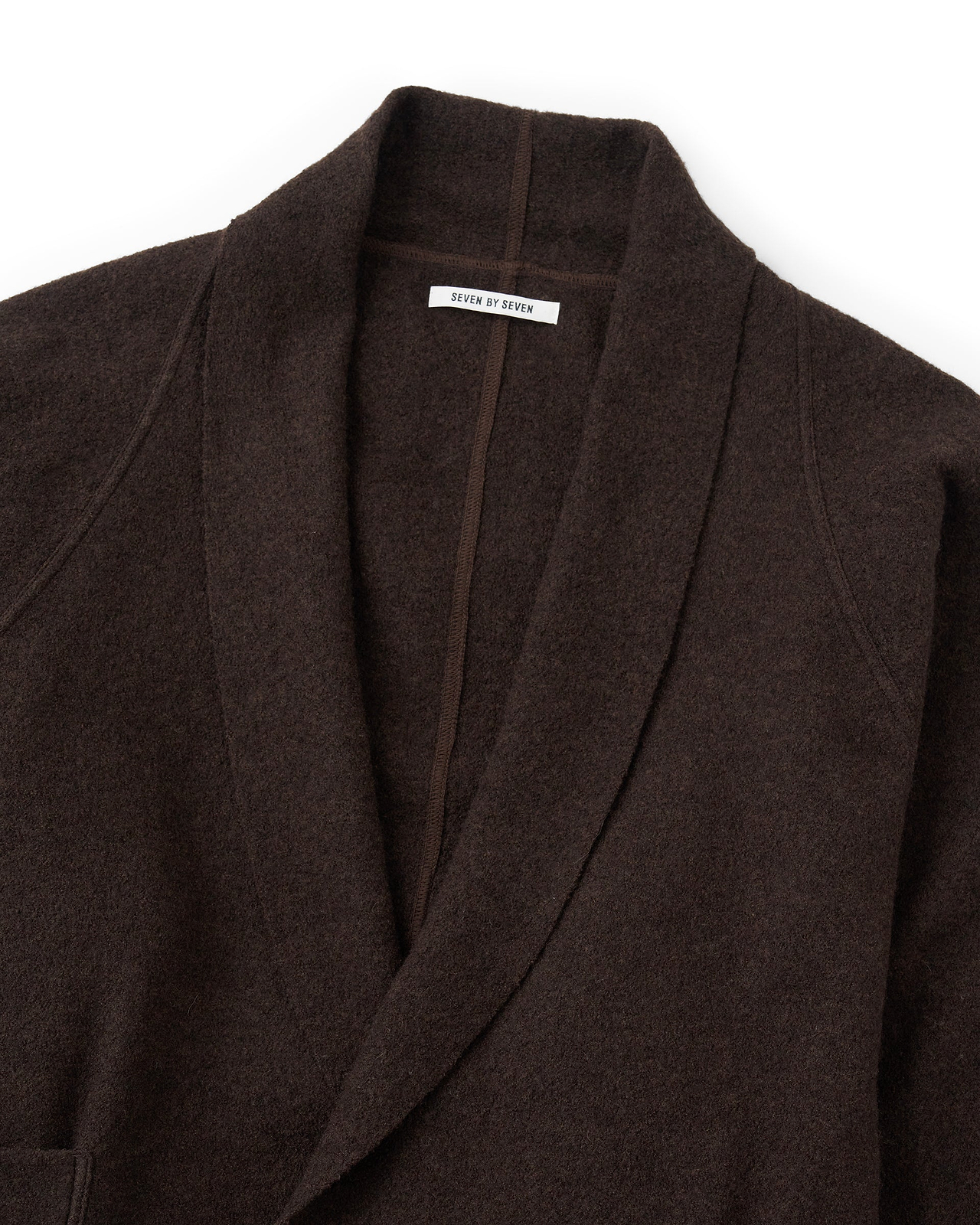 【26AW】カーディガンジャケット（ハードツイストクレープニット）