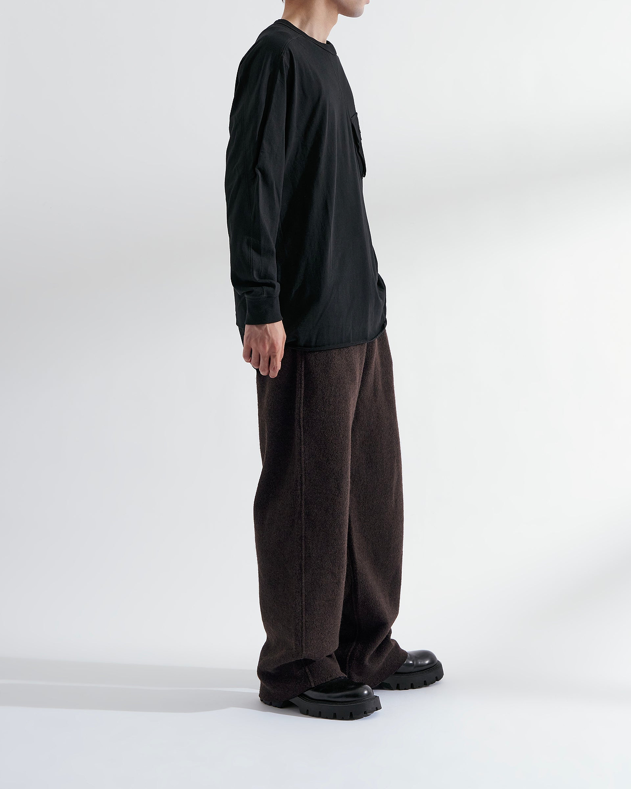【26AW】ニットパンツ（ハードツイストクレープ）