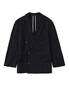 【26AW】ダブルブレステッドジャケット インレーヨントリコチン