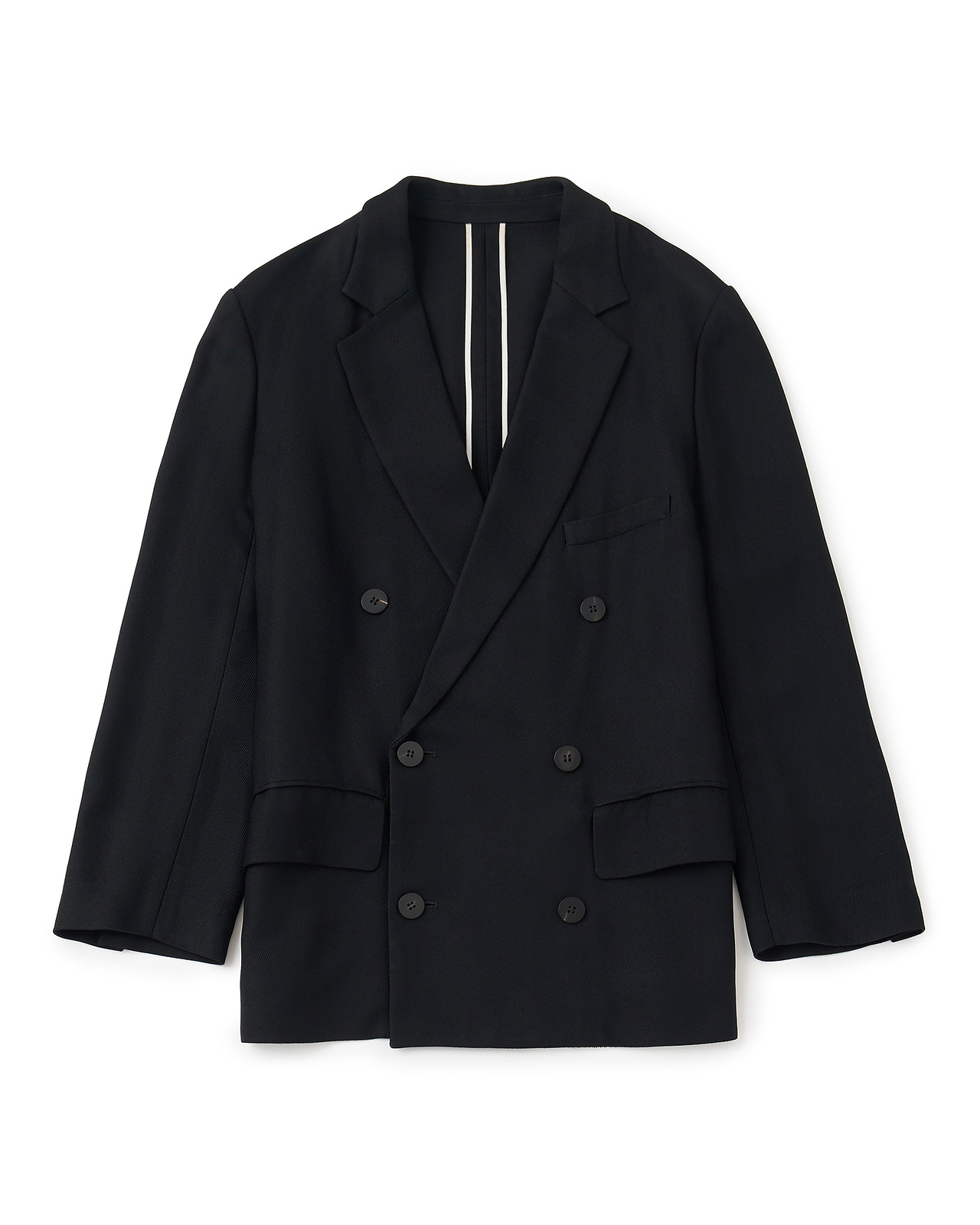 【26AW】ダブルブレステッドジャケット インレーヨントリコチン