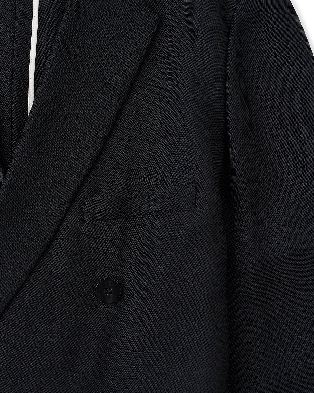 【26AW】ダブルブレステッドジャケット インレーヨントリコチン