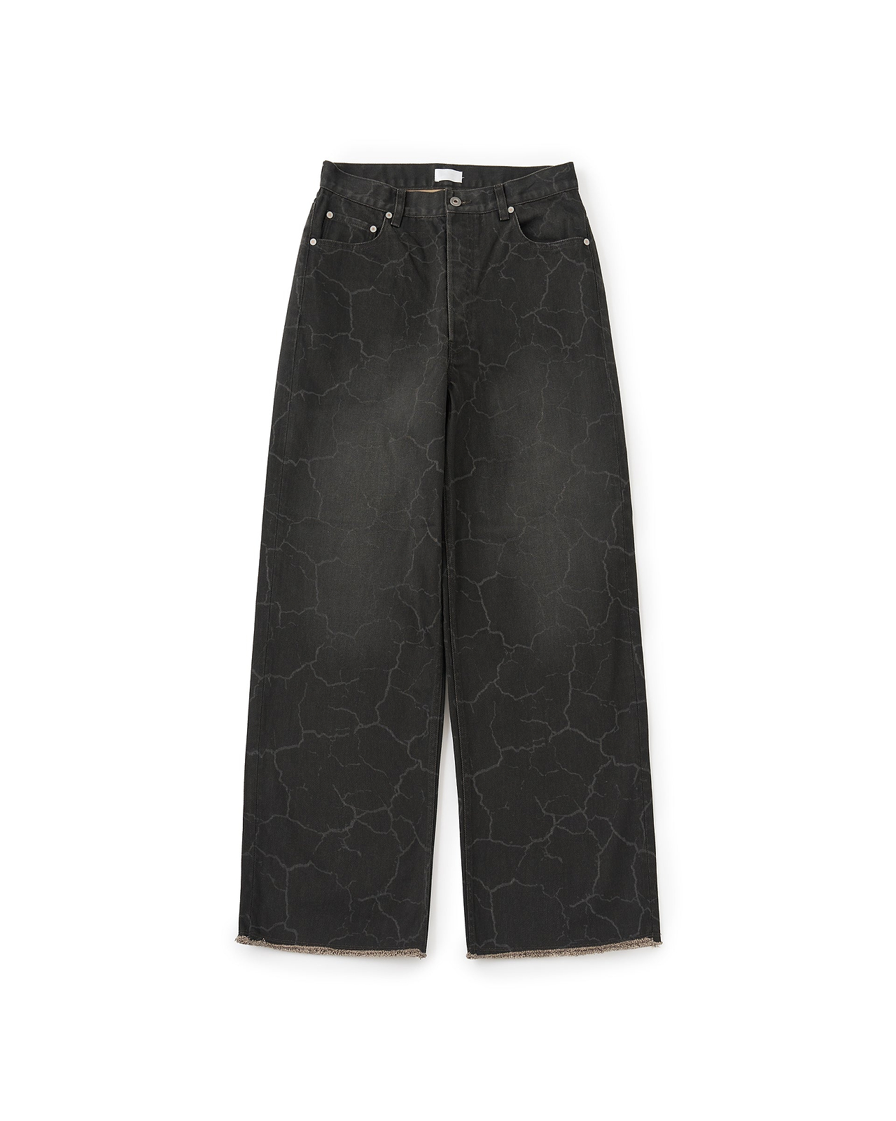 【26AW】クラックデニムノンケパンツ