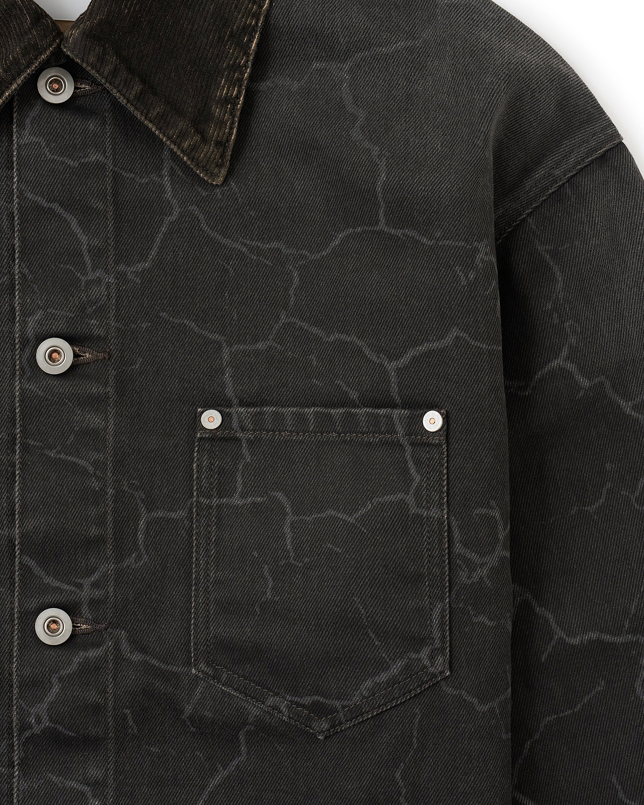 【26AW】クラックデニムジャケット