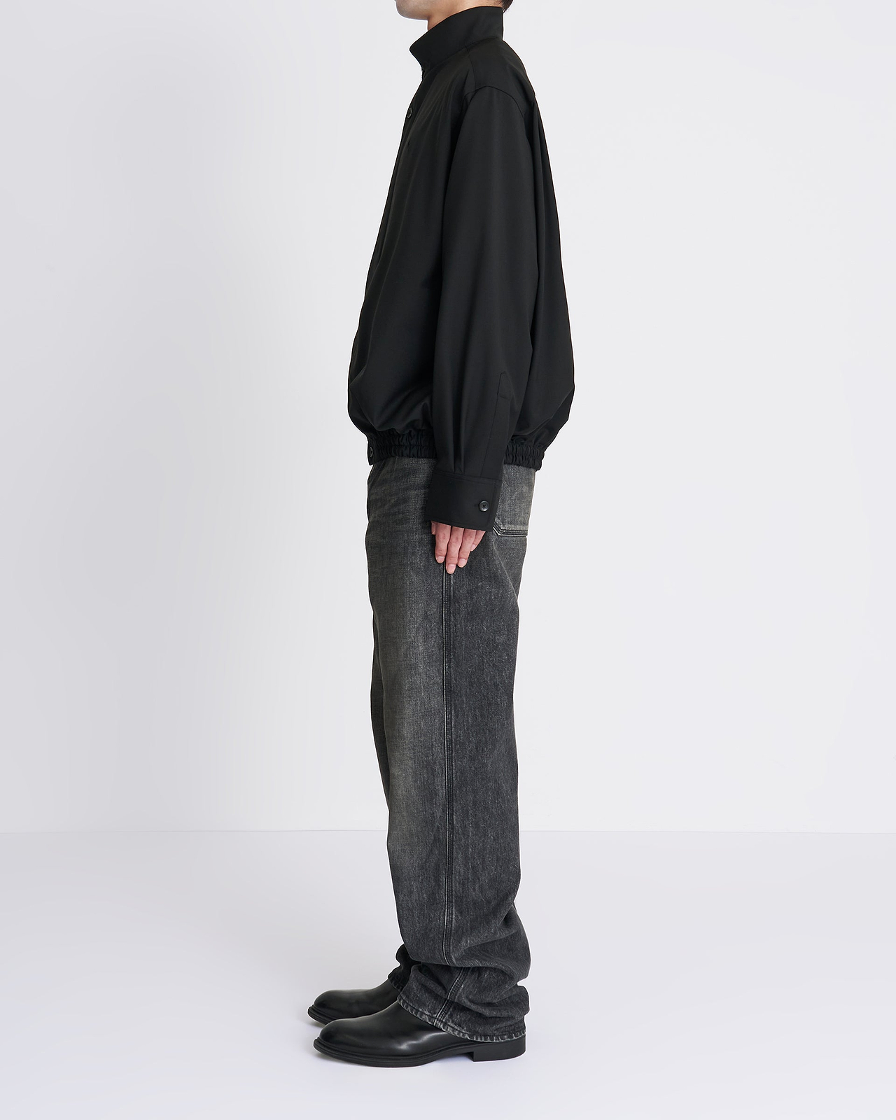 【26AW】スタンドカラーボリュームシャツ